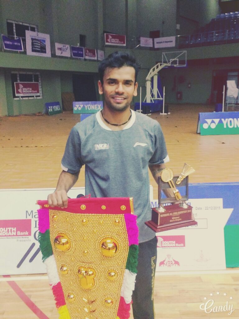 2015 All India Senior Ranking Tournament at Cochin – Subhankar Dey Wins Mens Singles Title