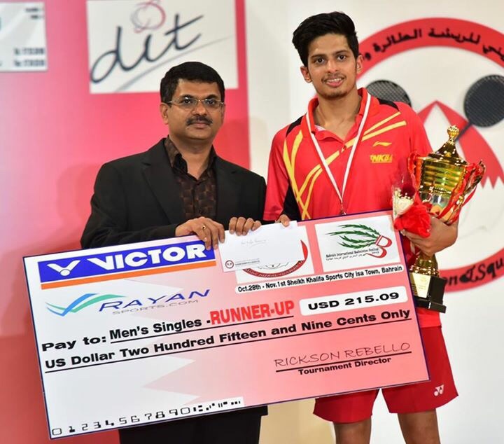 2015 Bahrain International Series - Pratul Joshi Wins Silver in Mens Singles