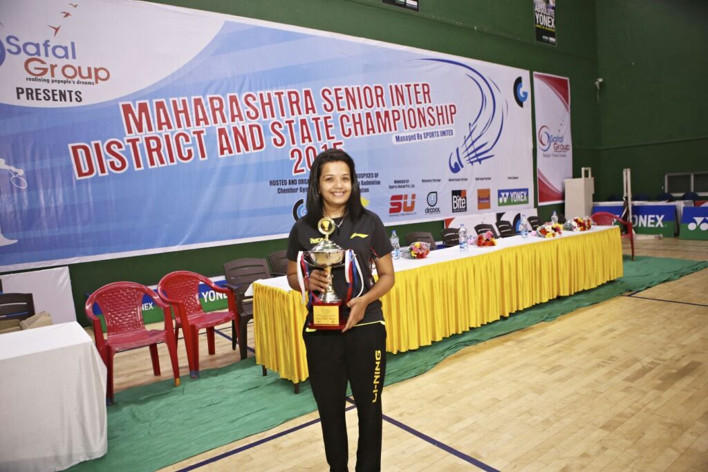 2015 Maharashtra Senior State Championships - Mudra Dhainje wins Women's Singles Title