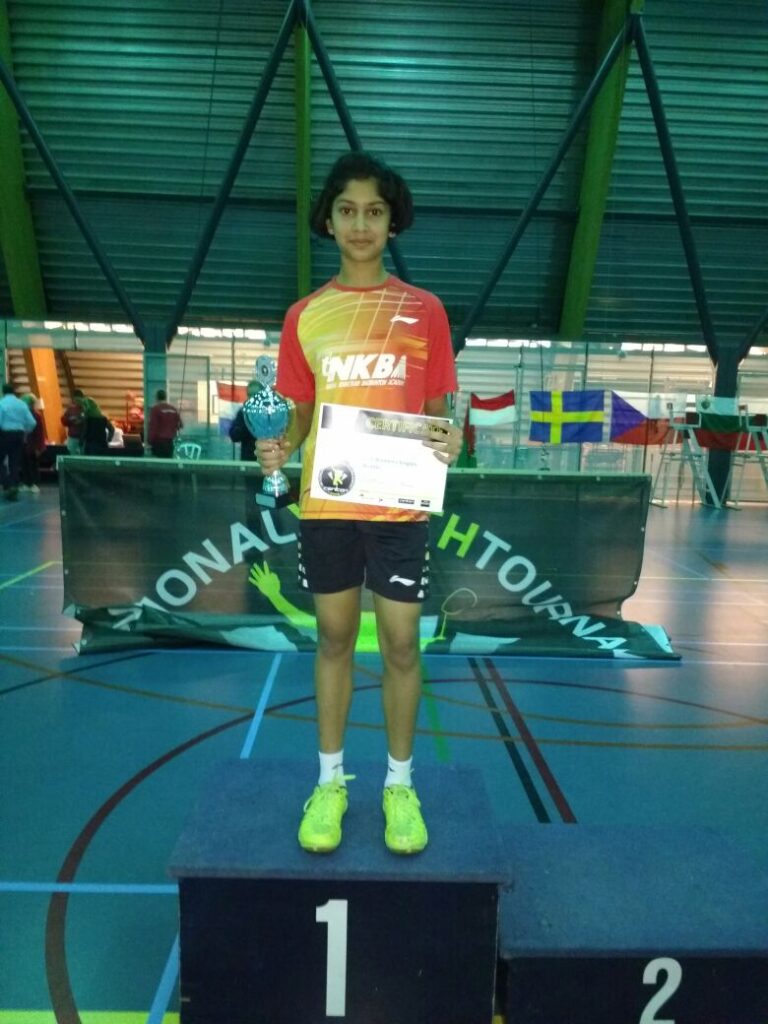 2016 Carlton Youth International @ Netherlands - Tara Wins Gold in U13 GS