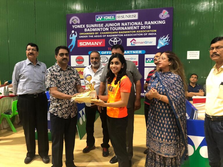 2018 All India Junior Tournament @ Chandigarh – Purva is Runner Up in U19 GS