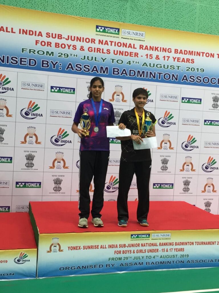 2019 All India Sub Junior @ Guwahati – Riya Habbu is Runner Up in U17 GS