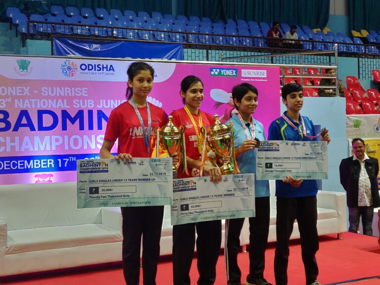 2019 Sub Jr. Nationals @ Bhubaneshwar – Tara Wins Silver in U15 & U17 GS