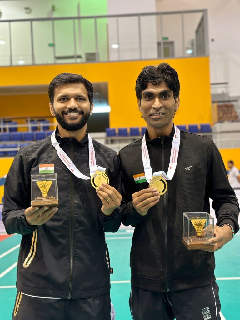 2023 Thailand Para Badminton International - Sukant Wins Gold & Silver