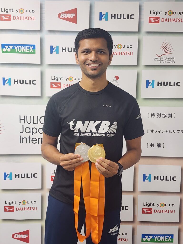 2024 Sukant Kadam wins Japan Open in Para Badminton Mens Singles SL4 event