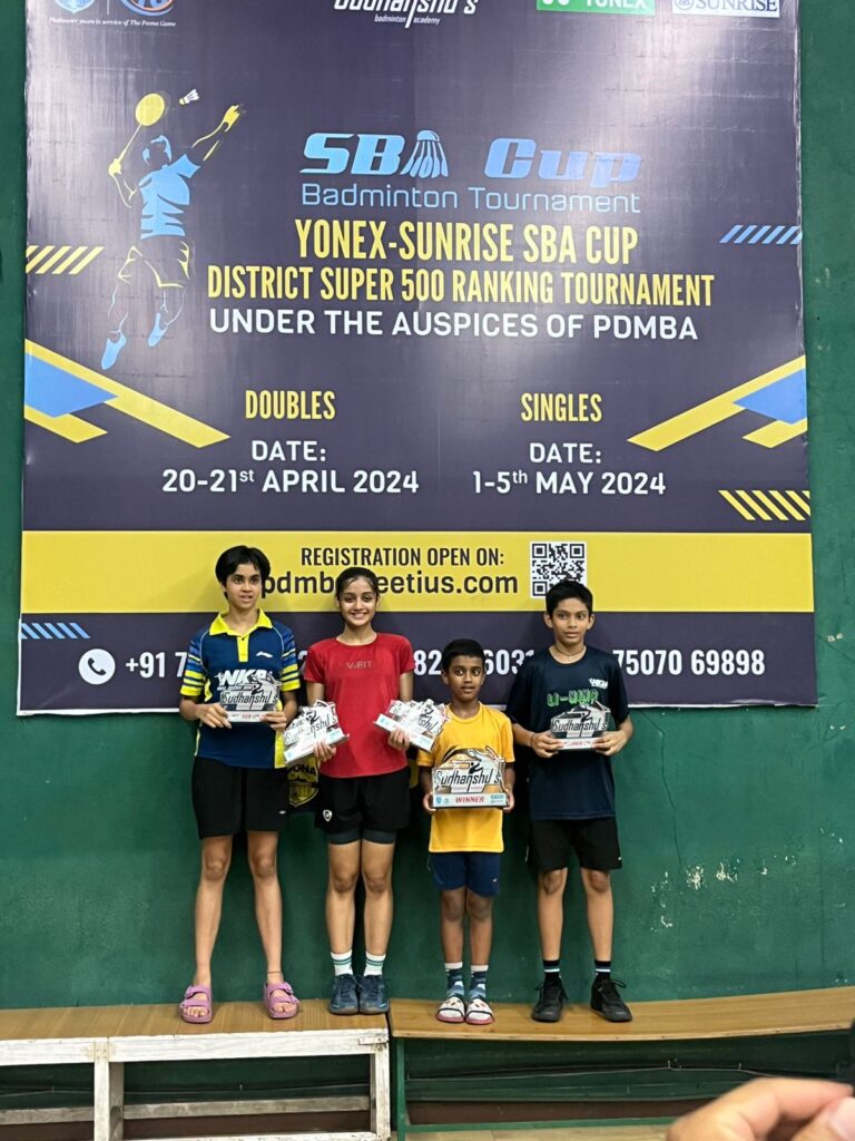 Medallists at 2024 SBA Cup